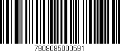 Código de barras (EAN, GTIN, SKU, ISBN): '7908085000591'