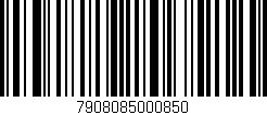 Código de barras (EAN, GTIN, SKU, ISBN): '7908085000850'