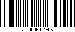 Código de barras (EAN, GTIN, SKU, ISBN): '7908085001505'
