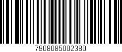 Código de barras (EAN, GTIN, SKU, ISBN): '7908085002380'