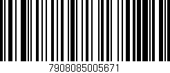 Código de barras (EAN, GTIN, SKU, ISBN): '7908085005671'