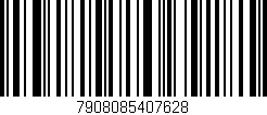 Código de barras (EAN, GTIN, SKU, ISBN): '7908085407628'