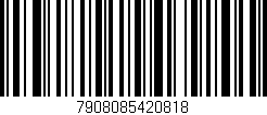 Código de barras (EAN, GTIN, SKU, ISBN): '7908085420818'