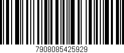 Código de barras (EAN, GTIN, SKU, ISBN): '7908085425929'