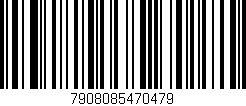 Código de barras (EAN, GTIN, SKU, ISBN): '7908085470479'