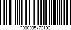 Código de barras (EAN, GTIN, SKU, ISBN): '7908085472183'