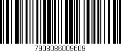 Código de barras (EAN, GTIN, SKU, ISBN): '7908086009609'