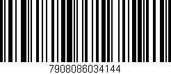 Código de barras (EAN, GTIN, SKU, ISBN): '7908086034144'