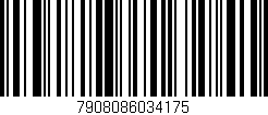 Código de barras (EAN, GTIN, SKU, ISBN): '7908086034175'