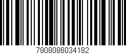 Código de barras (EAN, GTIN, SKU, ISBN): '7908086034182'