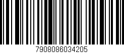 Código de barras (EAN, GTIN, SKU, ISBN): '7908086034205'