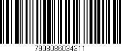 Código de barras (EAN, GTIN, SKU, ISBN): '7908086034311'