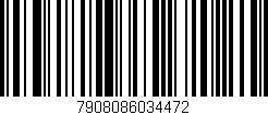 Código de barras (EAN, GTIN, SKU, ISBN): '7908086034472'