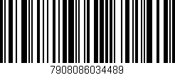 Código de barras (EAN, GTIN, SKU, ISBN): '7908086034489'