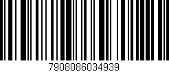 Código de barras (EAN, GTIN, SKU, ISBN): '7908086034939'