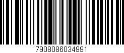Código de barras (EAN, GTIN, SKU, ISBN): '7908086034991'