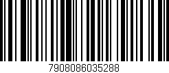 Código de barras (EAN, GTIN, SKU, ISBN): '7908086035288'
