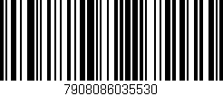 Código de barras (EAN, GTIN, SKU, ISBN): '7908086035530'