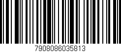 Código de barras (EAN, GTIN, SKU, ISBN): '7908086035813'