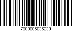 Código de barras (EAN, GTIN, SKU, ISBN): '7908086036230'