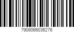 Código de barras (EAN, GTIN, SKU, ISBN): '7908086036278'