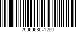 Código de barras (EAN, GTIN, SKU, ISBN): '7908086041289'
