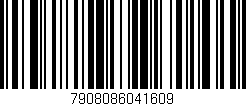 Código de barras (EAN, GTIN, SKU, ISBN): '7908086041609'