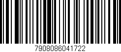 Código de barras (EAN, GTIN, SKU, ISBN): '7908086041722'