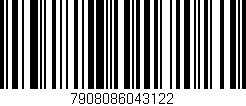 Código de barras (EAN, GTIN, SKU, ISBN): '7908086043122'