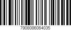 Código de barras (EAN, GTIN, SKU, ISBN): '7908086064035'