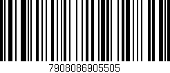 Código de barras (EAN, GTIN, SKU, ISBN): '7908086905505'