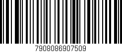 Código de barras (EAN, GTIN, SKU, ISBN): '7908086907509'