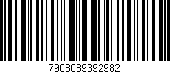 Código de barras (EAN, GTIN, SKU, ISBN): '7908089392982'
