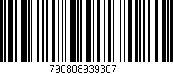 Código de barras (EAN, GTIN, SKU, ISBN): '7908089393071'
