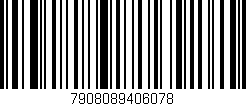 Código de barras (EAN, GTIN, SKU, ISBN): '7908089406078'