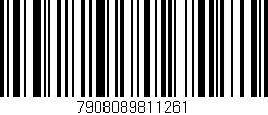 Código de barras (EAN, GTIN, SKU, ISBN): '7908089811261'