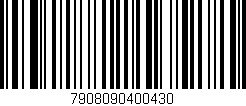 Código de barras (EAN, GTIN, SKU, ISBN): '7908090400430'