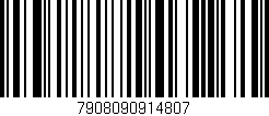 Código de barras (EAN, GTIN, SKU, ISBN): '7908090914807'
