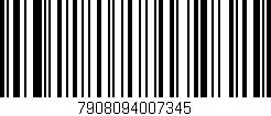 Código de barras (EAN, GTIN, SKU, ISBN): '7908094007345'