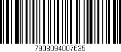 Código de barras (EAN, GTIN, SKU, ISBN): '7908094007635'