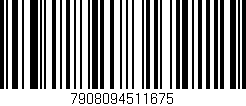 Código de barras (EAN, GTIN, SKU, ISBN): '7908094511675'