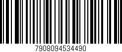 Código de barras (EAN, GTIN, SKU, ISBN): '7908094534490'