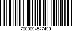 Código de barras (EAN, GTIN, SKU, ISBN): '7908094547490'