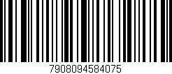 Código de barras (EAN, GTIN, SKU, ISBN): '7908094584075'