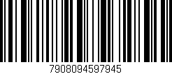 Código de barras (EAN, GTIN, SKU, ISBN): '7908094597945'