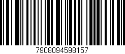 Código de barras (EAN, GTIN, SKU, ISBN): '7908094598157'