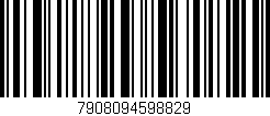 Código de barras (EAN, GTIN, SKU, ISBN): '7908094598829'