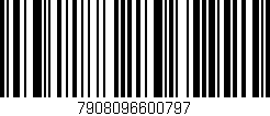 Código de barras (EAN, GTIN, SKU, ISBN): '7908096600797'