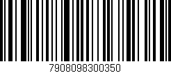 Código de barras (EAN, GTIN, SKU, ISBN): '7908098300350'