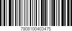 Código de barras (EAN, GTIN, SKU, ISBN): '7908100403475'